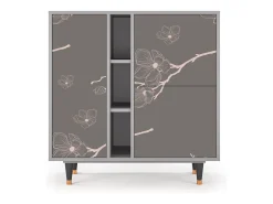 Aparador - 94х96х41 cm - BS5 - Cherry Blossom, Gris