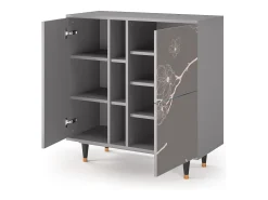 Aparador - 94х96х41 cm - BS5 - Cherry Blossom, Gris