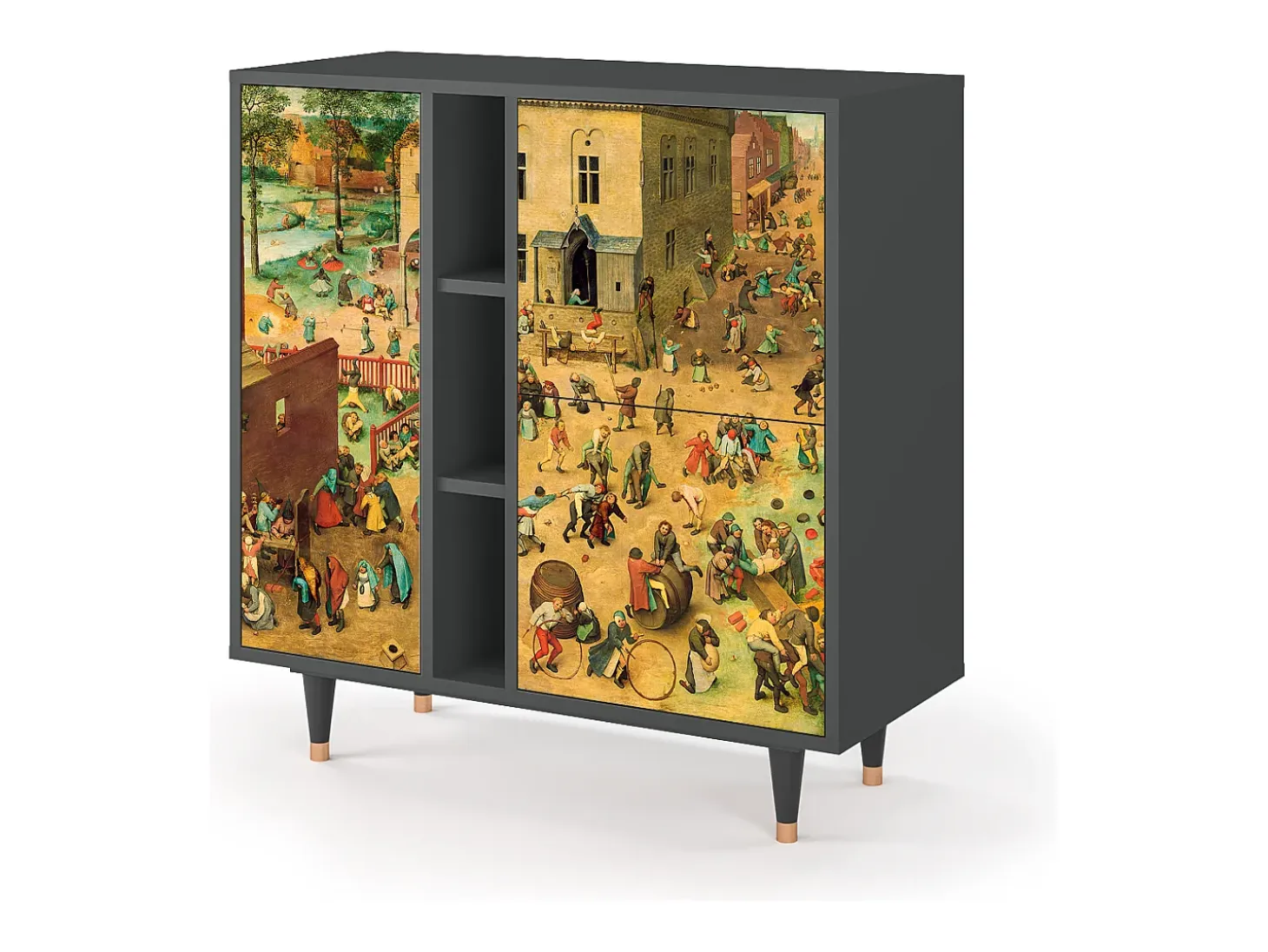 Aparador - 94х96х41 cm - BS5 - Children Games, Antracita