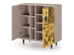 Aparador - 94х96х41 cm - BS5 - Children Games, Latte