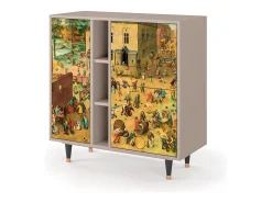 Aparador - 94х96х41 cm - BS5 - Children Games, Latte