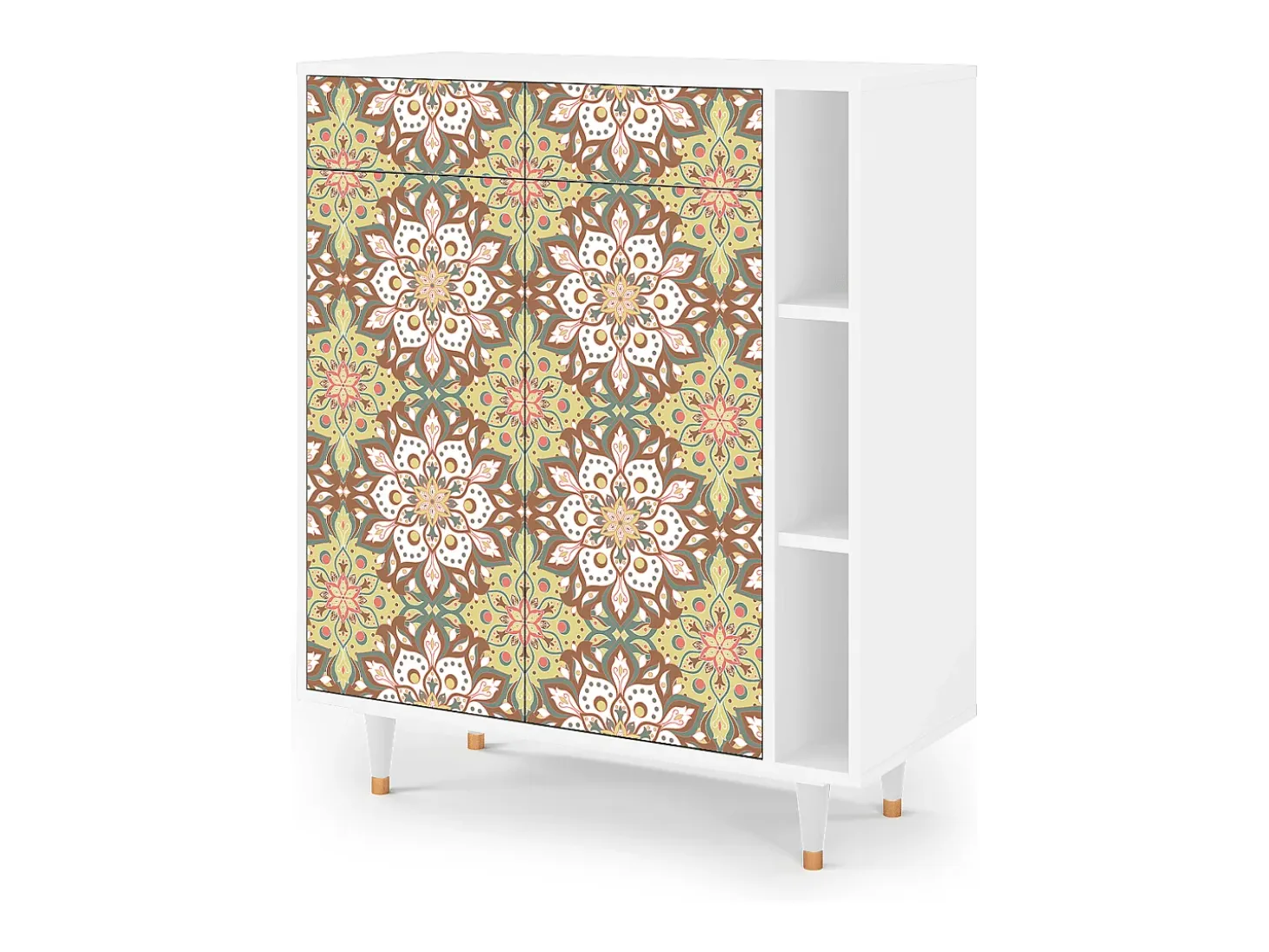 Aparador - 96х110х41 cm - BS6 - Chinese Tea, Blanco