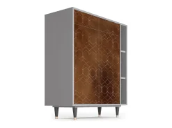Aparador - 96х110х41 cm - BS6 - Chocolate Bar, Gris
