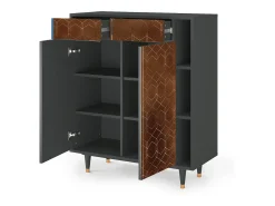 Aparador - 96х110х41 cm - BS6 - Chocolate Bar, Antracita