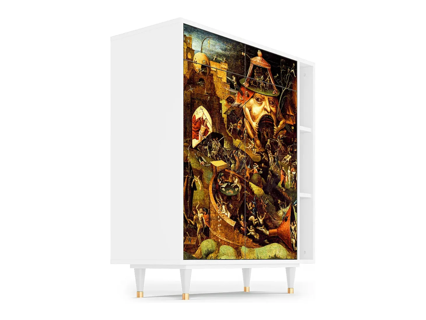 Aparador - 96х110х41 cm - BS6 - Christ in Limbo, Blanco