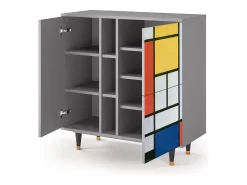 Aparador - 94х96х41 cm - BS5 - Composition, Gris