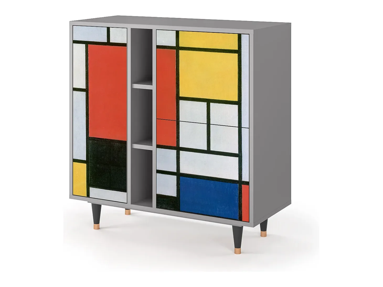 Aparador - 94х96х41 cm - BS5 - Composition, Gris