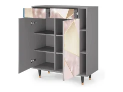 Aparador - 96х110х41 cm - BS6 - Cosmopolitan Diva, Gris