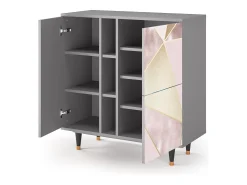 Aparador - 94х96х41 cm - BS5 - Cosmopolitan Diva, Gris