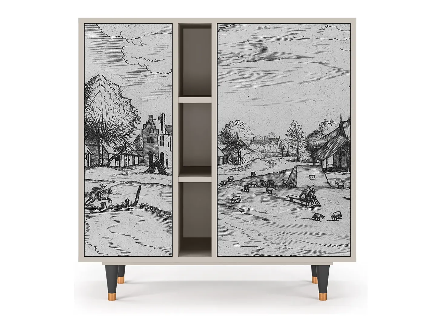 Aparador - 94х96х41 cm - BS5 - Country Village, Arena