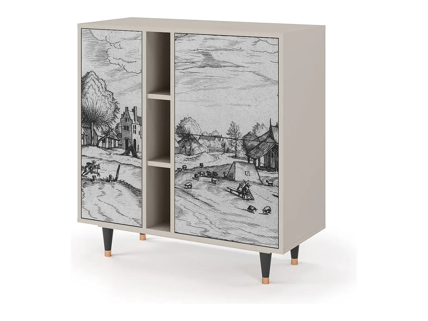 Aparador - 94х96х41 cm - BS5 - Country Village, Arena