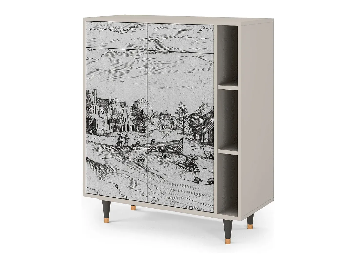 Aparador - 96х110х41 cm - BS6 - Country Village, Arena