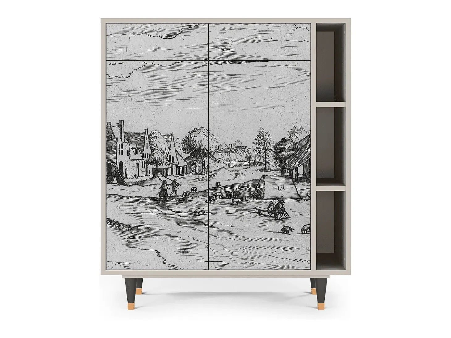 Aparador - 96х110х41 cm - BS6 - Country Village, Arena