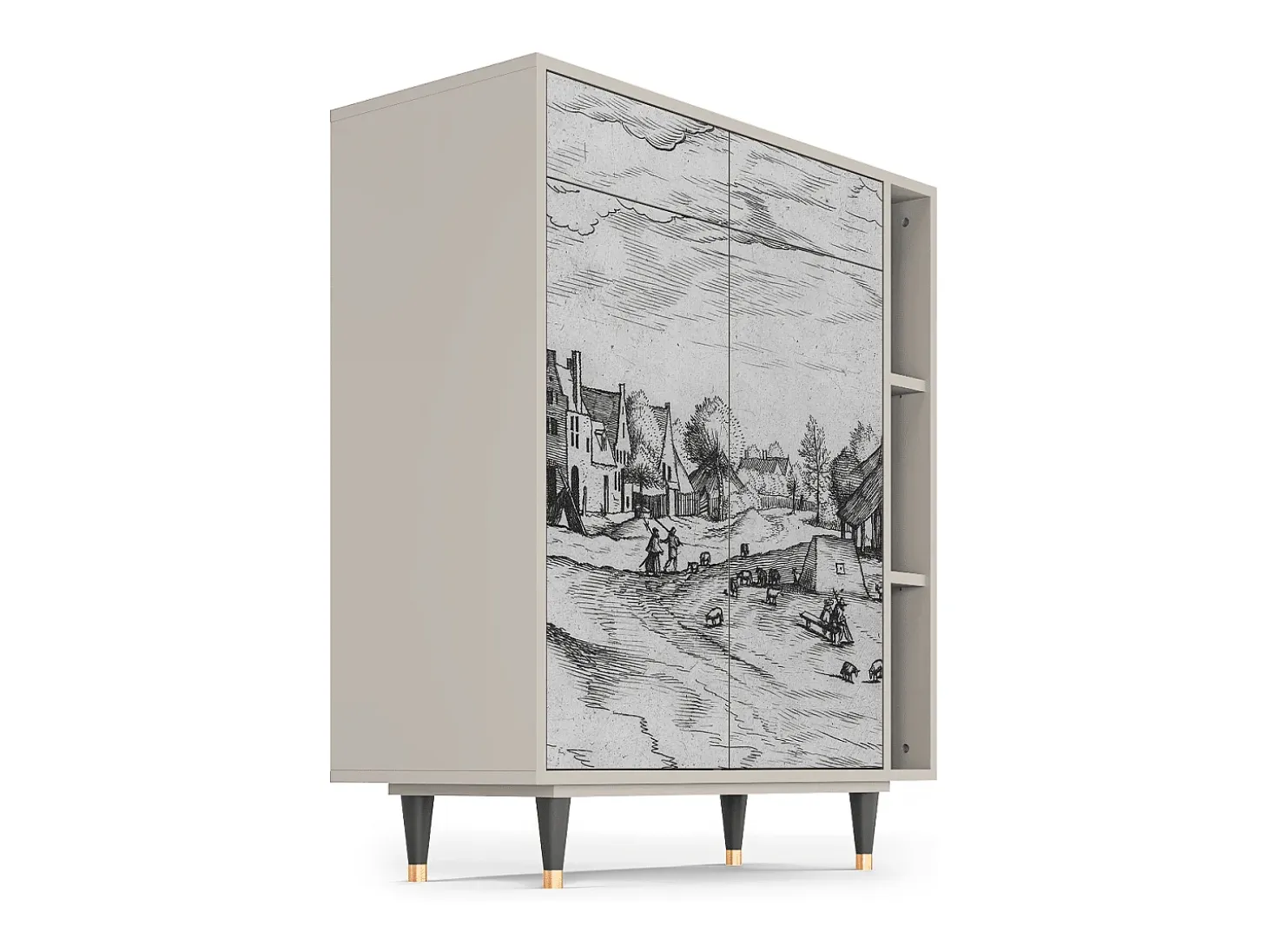 Aparador - 96х110х41 cm - BS6 - Country Village, Arena