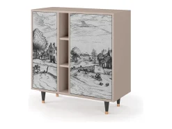 Aparador - 94х96х41 cm - BS5 - Country Village, Latte