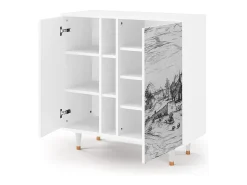 Aparador - 94х96х41 cm - BS5 - Country Village, Blanco