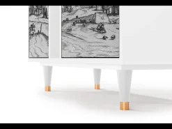 Aparador - 94х96х41 cm - BS5 - Country Village, Blanco
