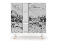 Aparador - 94х96х41 cm - BS5 - Country Village, Blanco