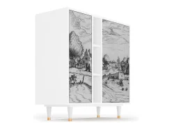 Aparador - 94х96х41 cm - BS5 - Country Village, Blanco