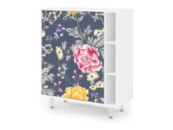 Aparador - 96х110х41 cm - BS6 - Dark Flower Bed, Blanco