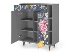 Aparador - 96х110х41 cm - BS6 - Dark Flower Bed, Gris