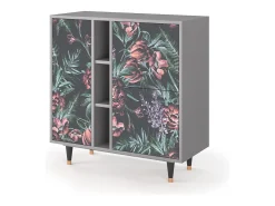 Aparador - 94х96х41 cm - BS5 - Dark Peonies, Gris