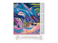 Aparador - 96х110х41 cm - BS6 - Davos Winter, Blanco