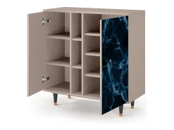Aparador - 94х96х41 cm - BS5 - Deep Ocean, Latte