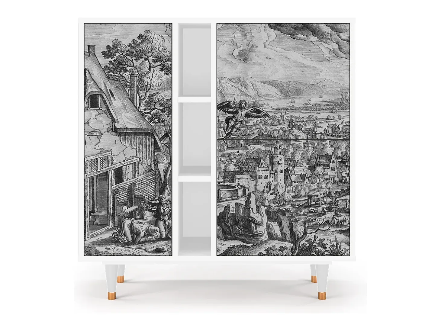 Aparador - 94х96х41 cm - BS5 - Departure, Blanco