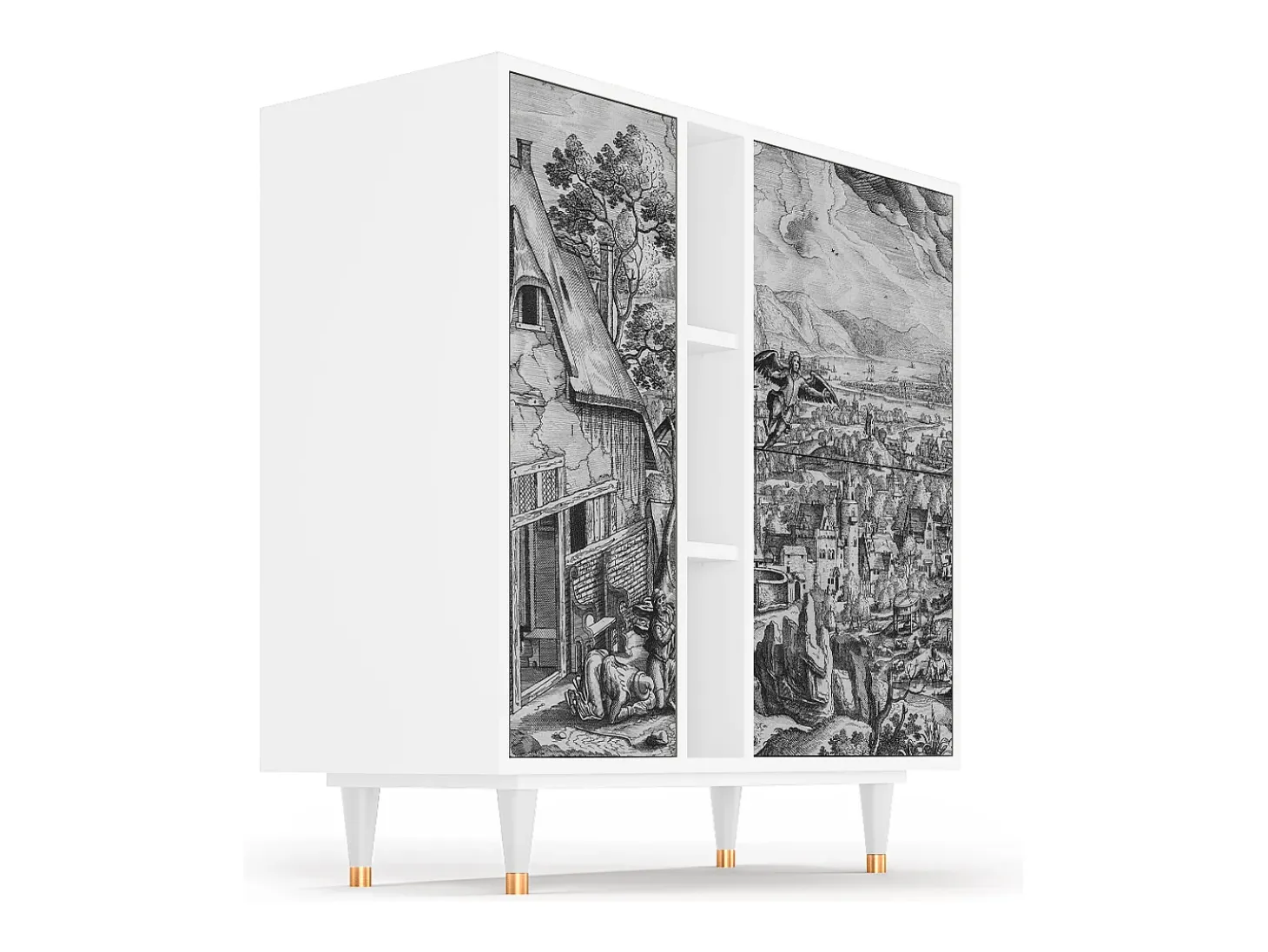 Aparador - 94х96х41 cm - BS5 - Departure, Blanco
