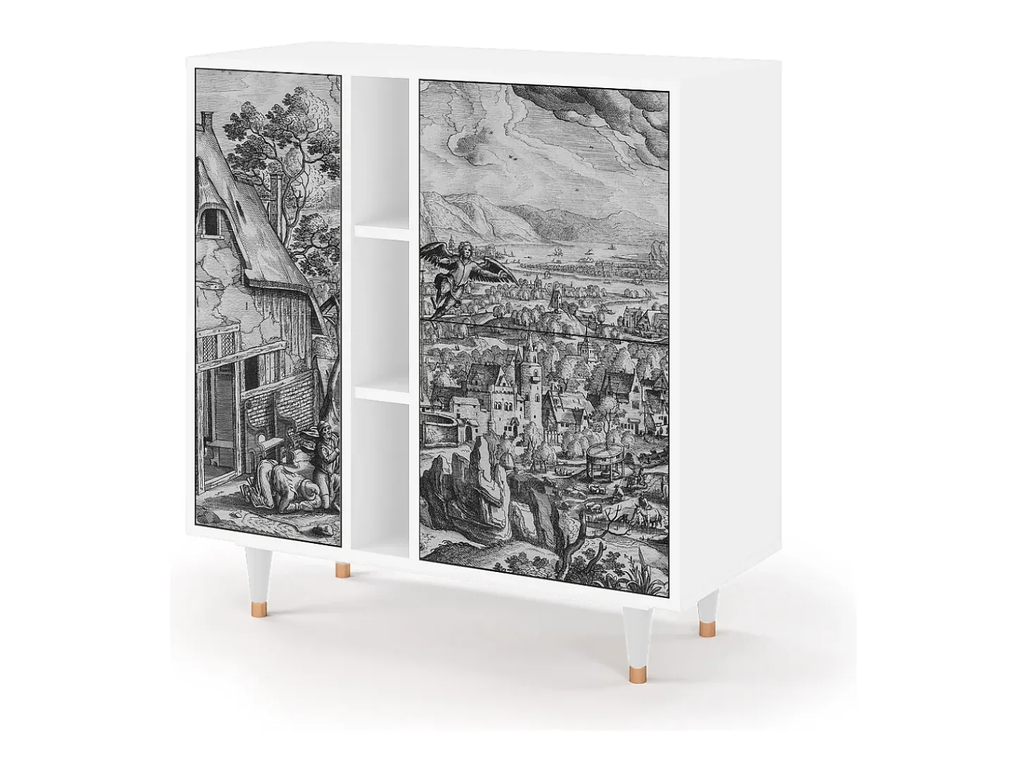 Aparador - 94х96х41 cm - BS5 - Departure, Blanco