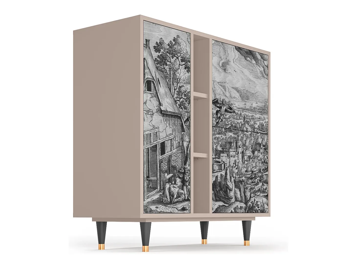 Aparador - 94х96х41 cm - BS5 - Departure, Latte