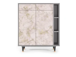 Aparador - 96х110х41 cm - BS6 - Dirty Roses, Gris