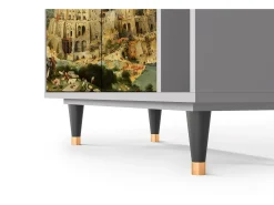 Aparador - 96х110х41 cm - BS6 - Elder The Tower, Gris