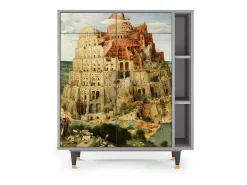Aparador - 96х110х41 cm - BS6 - Elder The Tower, Gris