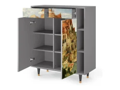 Aparador - 96х110х41 cm - BS6 - Elder The Tower, Gris
