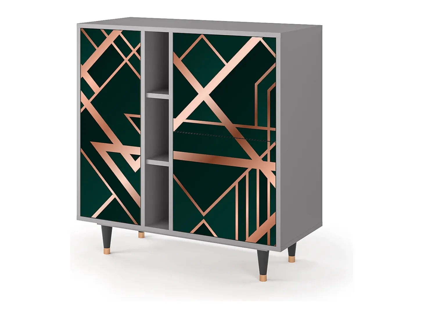Aparador - 94х96х41 cm - BS5 - Emerald Gatsby, Gris