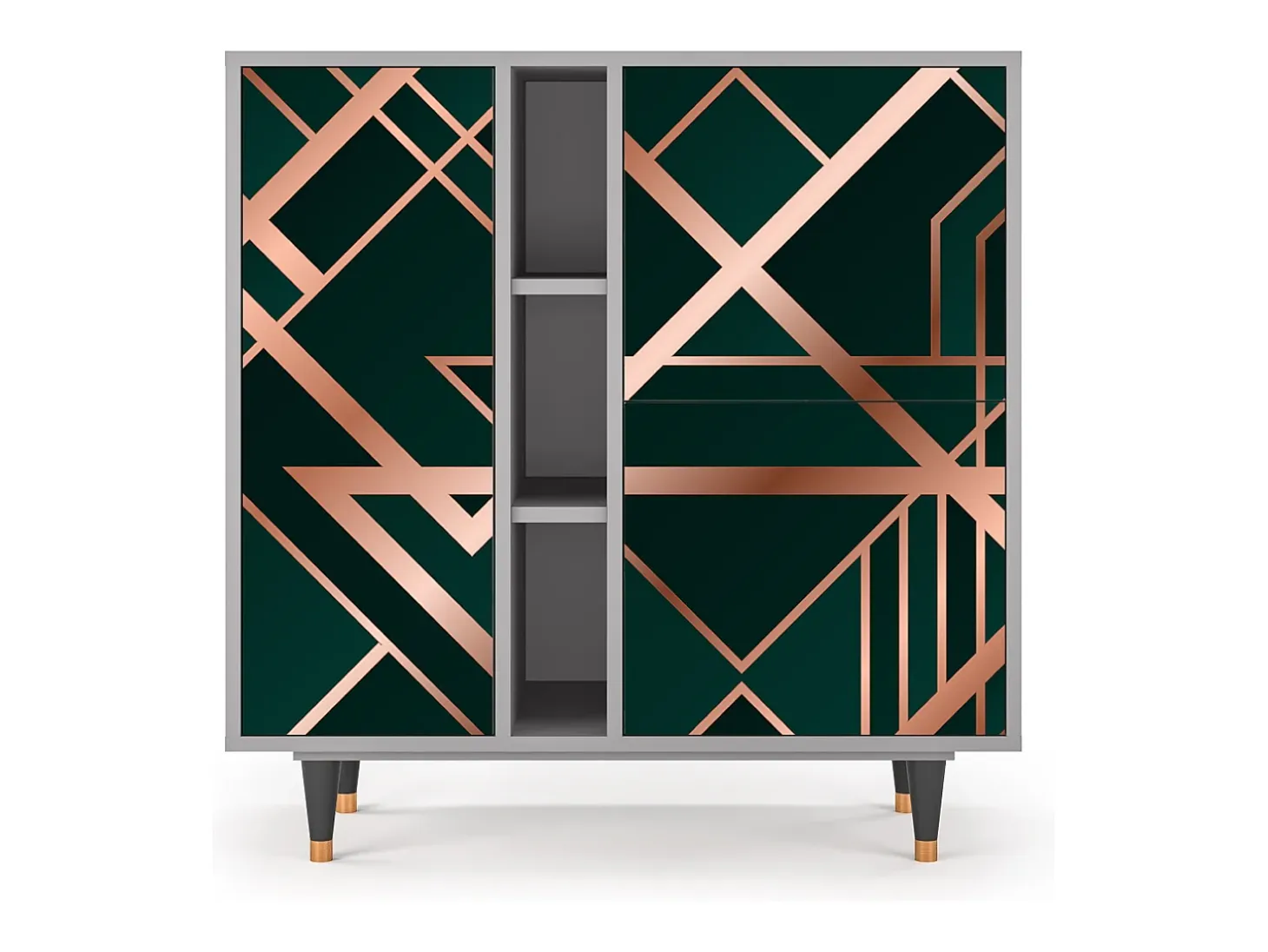 Aparador - 94х96х41 cm - BS5 - Emerald Gatsby, Gris