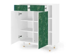 Aparador - 96х110х41 cm - BS6 - Emerald Forest, Blanco
