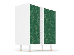 Aparador - 94х96х41 cm - BS5 - Emerald Forest, Blanco