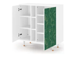 Aparador - 94х96х41 cm - BS5 - Emerald Forest, Blanco