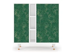 Aparador - 94х96х41 cm - BS5 - Emerald Forest, Blanco
