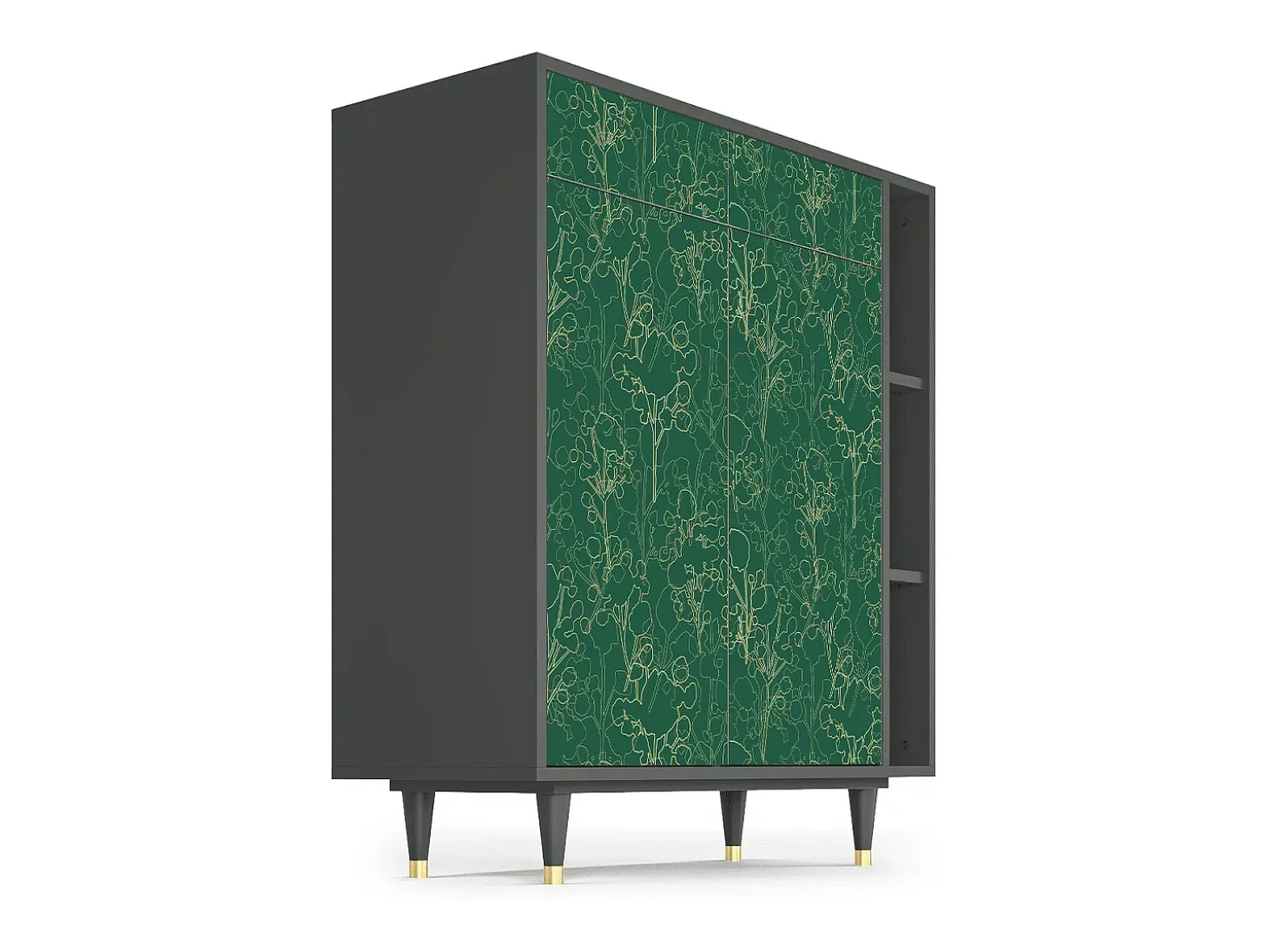 Aparador - 96х110х41 cm - BS6 - Emerald Forest, Antracita