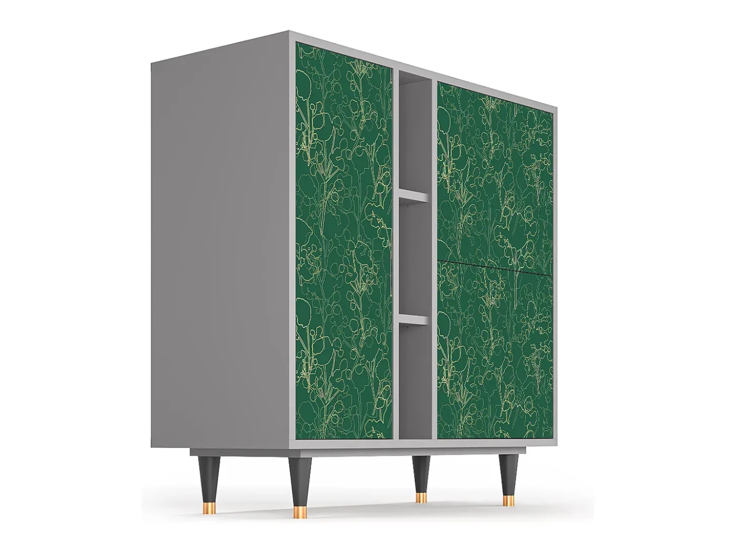 Aparador - 94х96х41 cm - BS5 - Emerald Forest, Gris