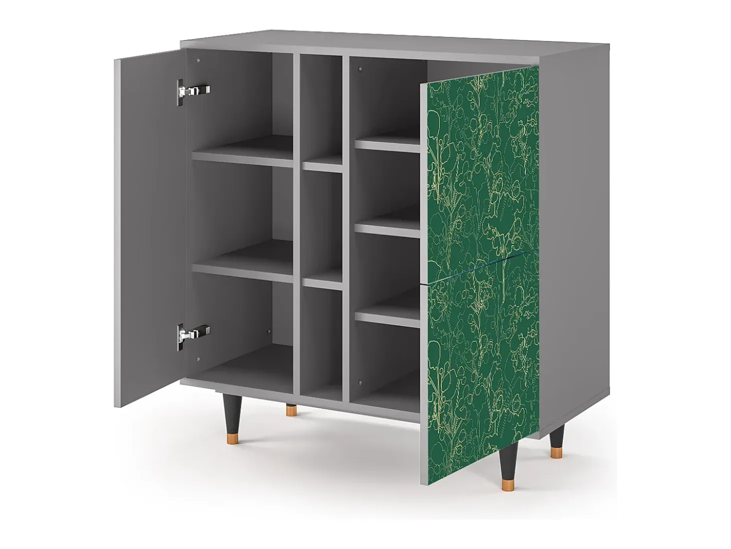 Aparador - 94х96х41 cm - BS5 - Emerald Forest, Gris