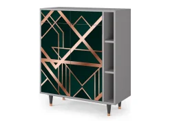 Aparador - 96х110х41 cm - BS6 - Emerald Gatsby, Gris