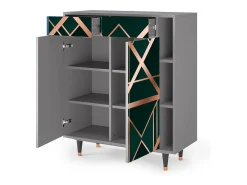 Aparador - 96х110х41 cm - BS6 - Emerald Gatsby, Gris