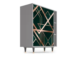 Aparador - 96х110х41 cm - BS6 - Emerald Gatsby, Gris