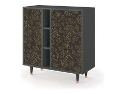 Aparador - 94х96х41 cm - BS5 - Fall Of The Leaves, Antracita
