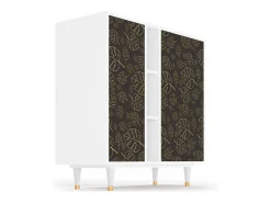 Aparador - 94х96х41 cm - BS5 - Fall Of The Leaves, Blanco